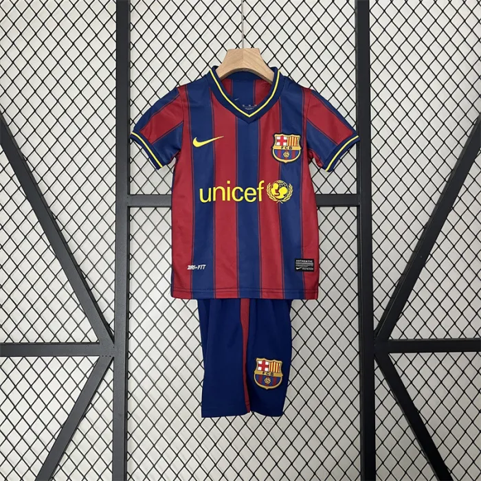Retro Kids Barcelona Home Jersey 09/10
