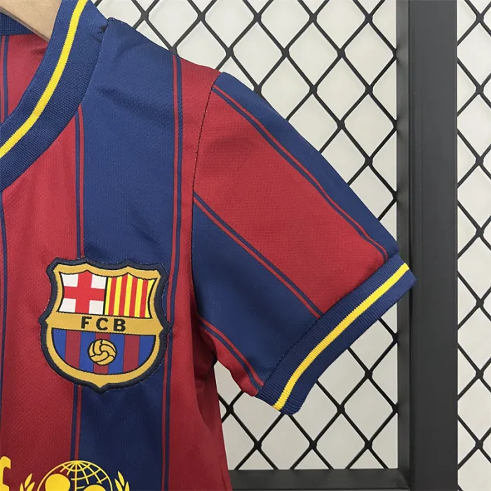 Retro Kids Barcelona Home Jersey 09/10