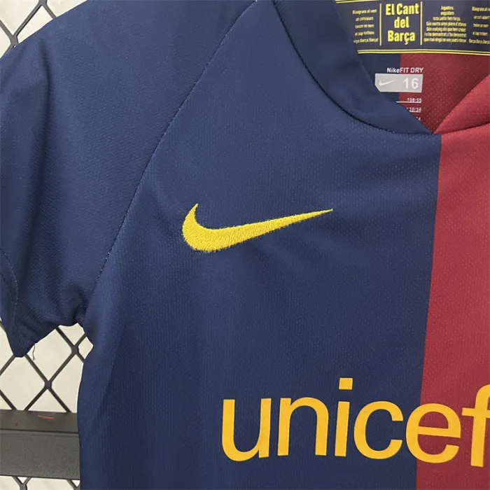 Retro Kids Barcelona Home Jersey 08/09