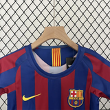Retro Kids Barcelona Home Jersey 05/06 - PalmSportss