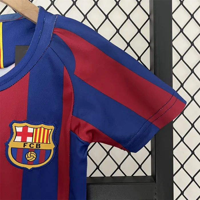 Retro Kids Barcelona Home Jersey 05/06