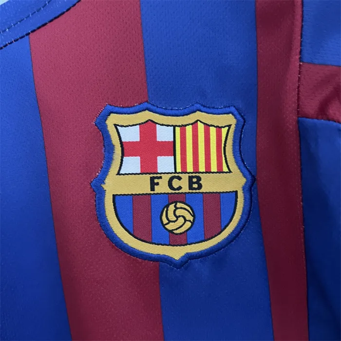 Retro Kids Barcelona Home Jersey 05/06