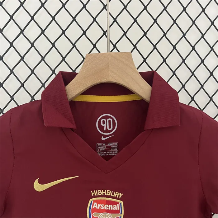 Retro Kids Arsenal Home Jersey 05/06