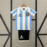 Retro Kids Argentina Home Jersey 1986 - PalmSportss
