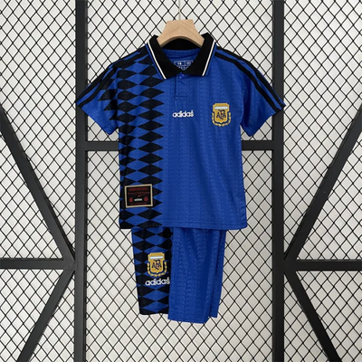 Camiseta retro de visitante de Argentina para niños de 1994