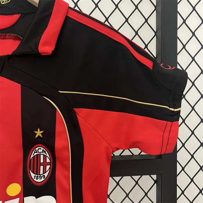 Retro Kids AC Milan Home Jersey 06/07