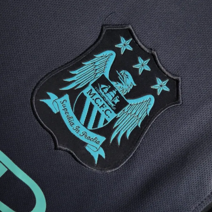Camiseta de fútbol retro de visitante del Manchester City 15/16