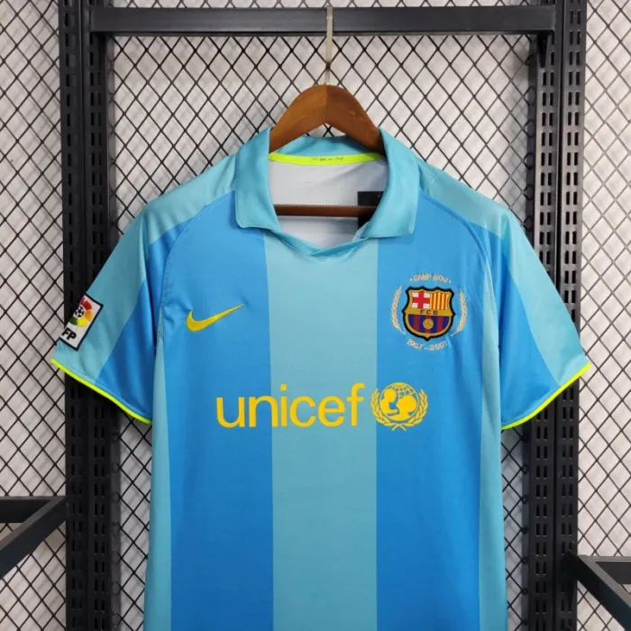 Retro Barcelona Away Kit 07/08 Football Jersey