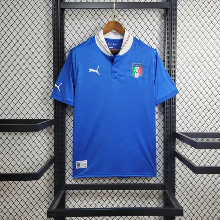 Camiseta de fútbol retro de la selección de Italia para el año 2012