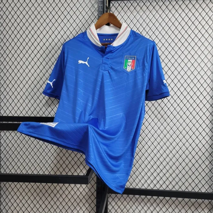 Camiseta de fútbol retro de la selección de Italia para el año 2012