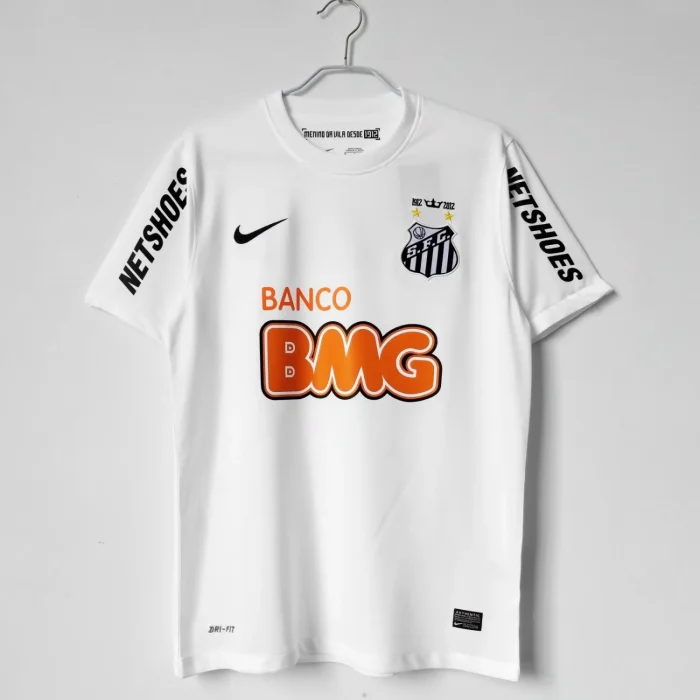 Camiseta de fútbol retro del Santos Home Kit 12/13