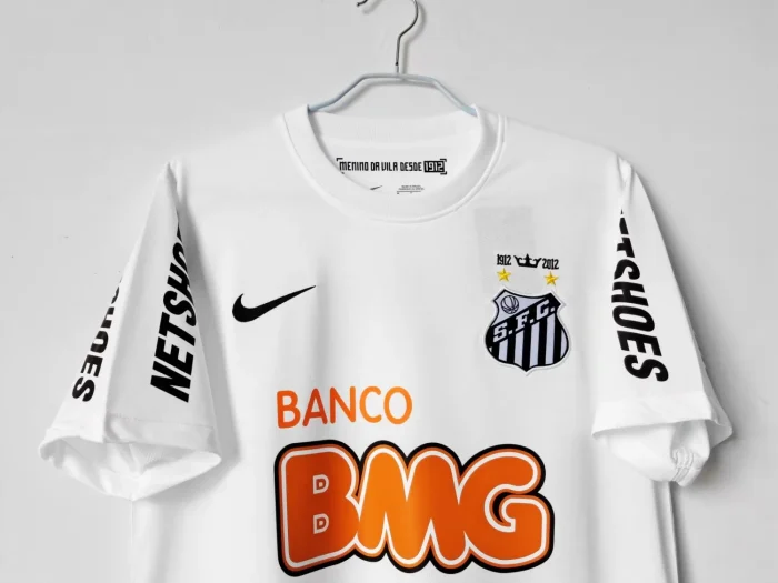 Camiseta de fútbol retro del Santos Home Kit 12/13