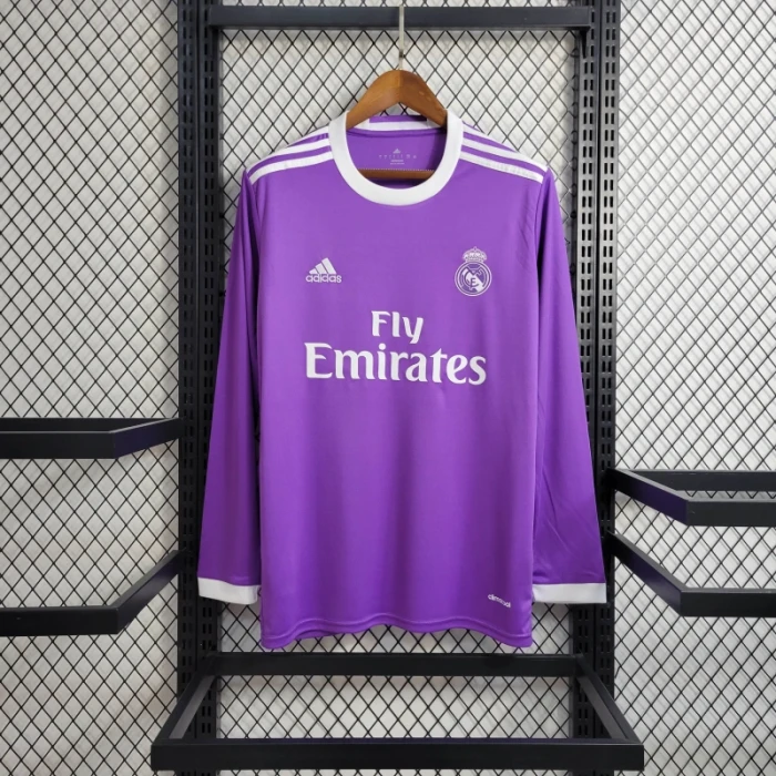 Camiseta del Real Madrid Tercera equipación 16/17 Retro Mangas largas