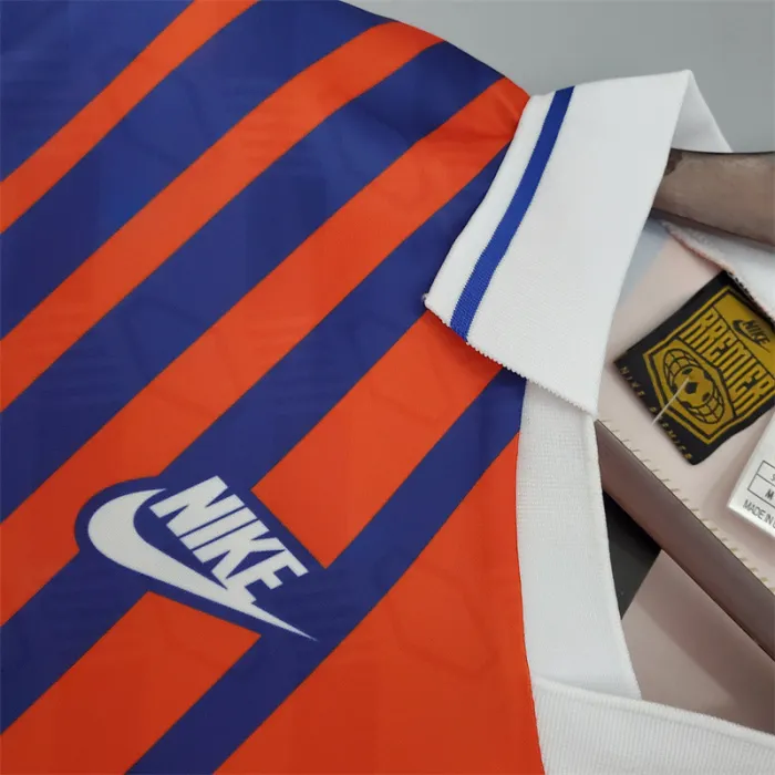 Paris PSG Jersey Home kit 1992/93 Retro Football Team Soccer Shirt