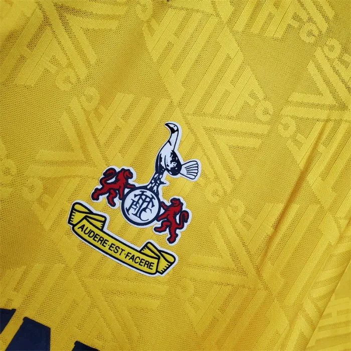 Camiseta de visitante del Tottenham Hotspur 1992/94, camiseta retro del equipo de fútbol