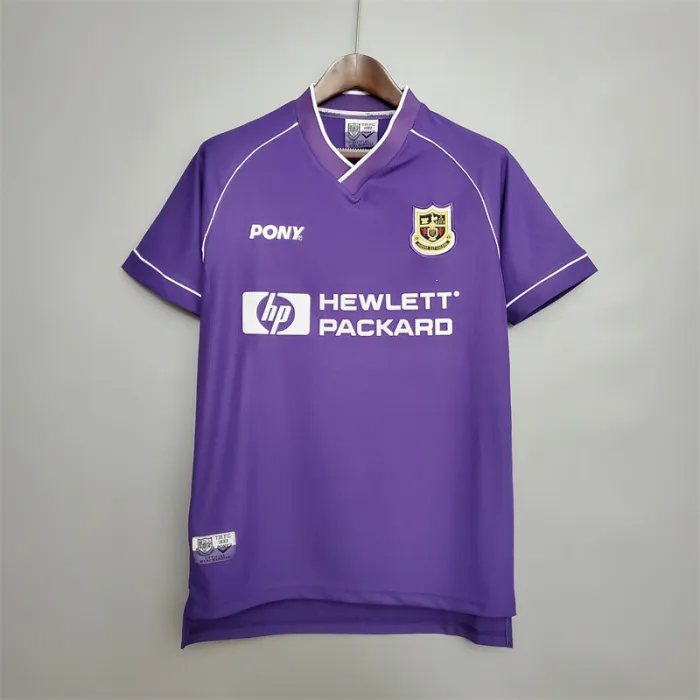 Camiseta de visitante del Tottenham Hotspur 1998, camiseta retro del equipo de fútbol