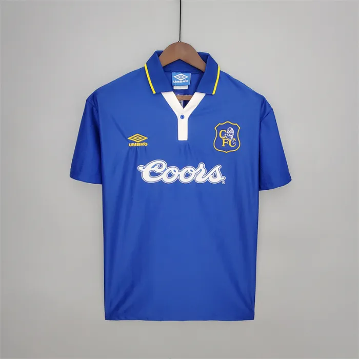 Camiseta de fútbol retro del Chelsea Jersey Home Kit 1995/97