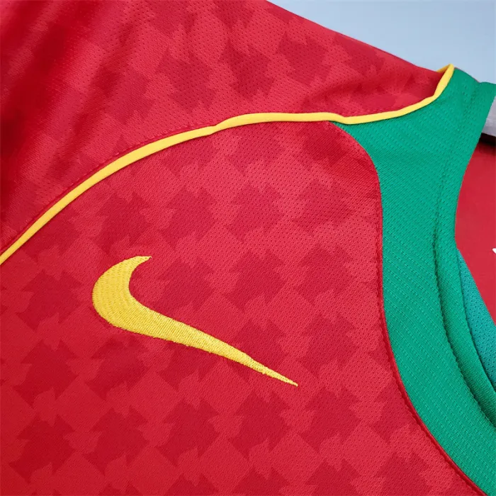 Portugal Jersey Home kit 2004 Retro Football Team Soccer Shirt