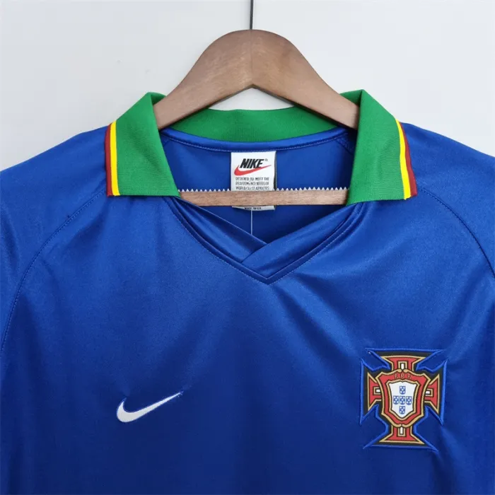 Portugal Jersey Away kit 1998 Retro Football Team Soccer Shirt