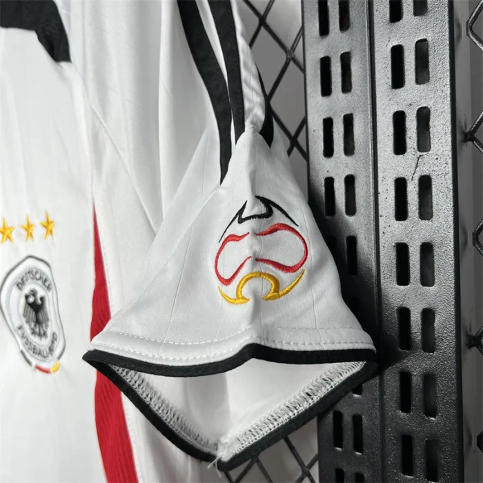 Camiseta de fútbol retro del equipo de fútbol de Alemania, kit de local 2006