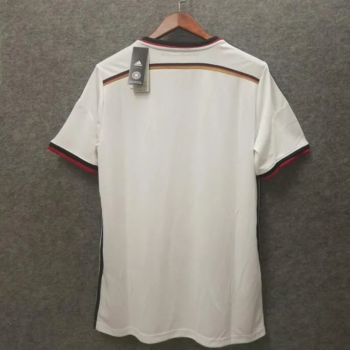 Camiseta de fútbol retro del equipo de fútbol de Alemania para el año 2014