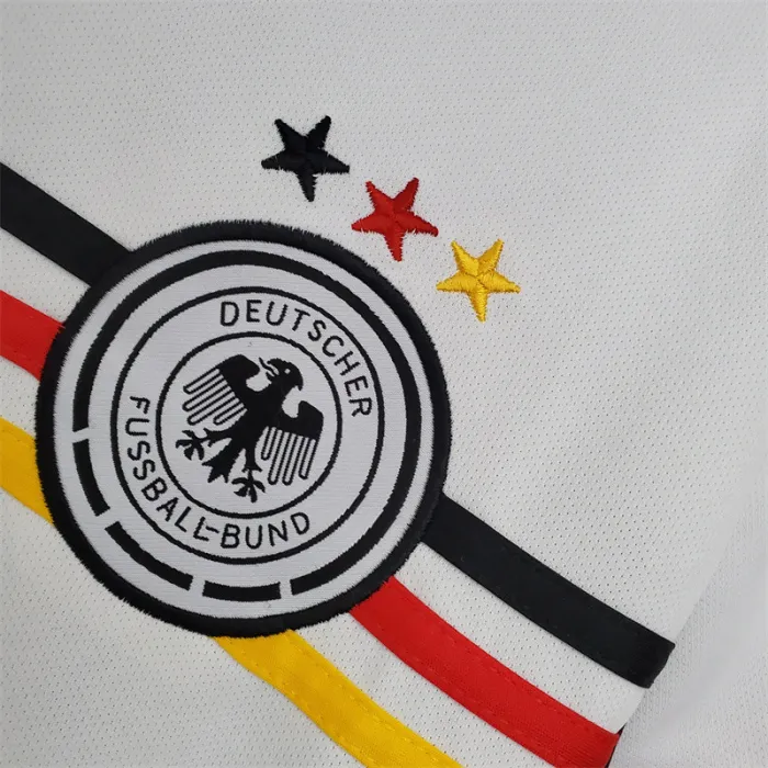 Camiseta de fútbol retro del equipo de fútbol de Alemania, kit de local, 1998