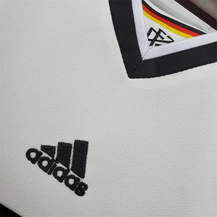 Camiseta de fútbol retro del equipo de fútbol de Alemania, kit de local, 1998