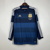 Argentina Jersey Away Kit 2014 Retro Long Sleeves Football Team Soccer Shirt My Store