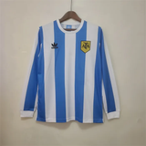 Argentina Jersey Home Kit 1978 Retro Long Sleeves Football Team Soccer Shirt My Store