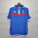 France Jersey Home Kit 2000 Retro Football Team Soccer Shirt My Store