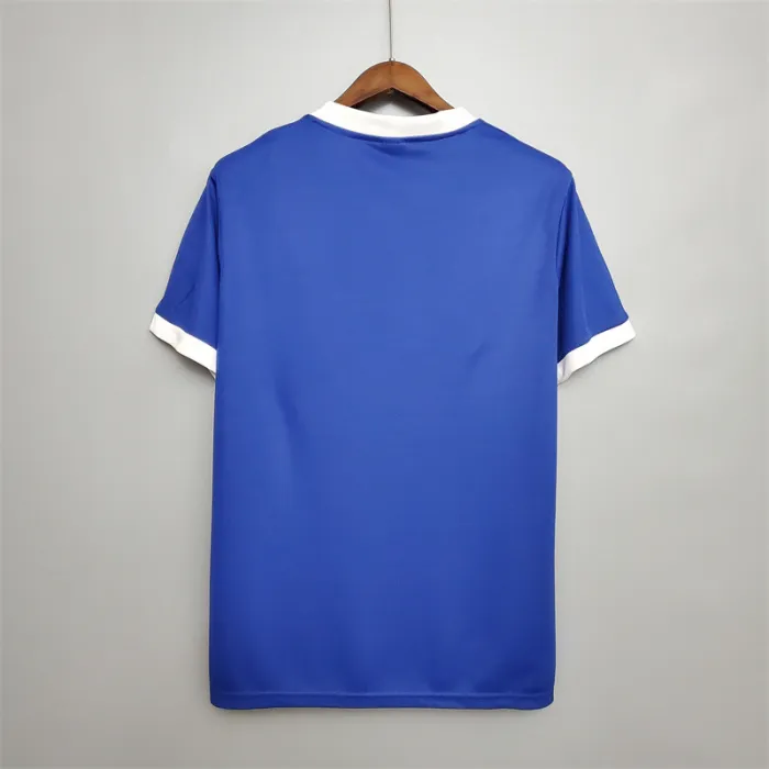 Camiseta de visitante del equipo de fútbol retro de Argentina de 1986