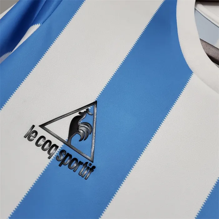 Argentina Jersey Home Kit 1986 Retro Football Team Soccer Shirt