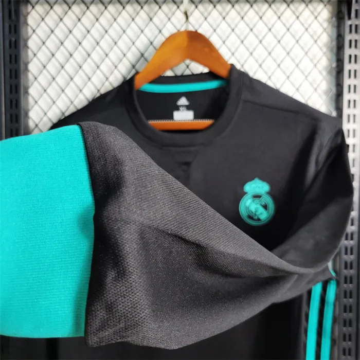 Retro Real Madrid Away Kit 17/18 Long Sleeves football Jersey