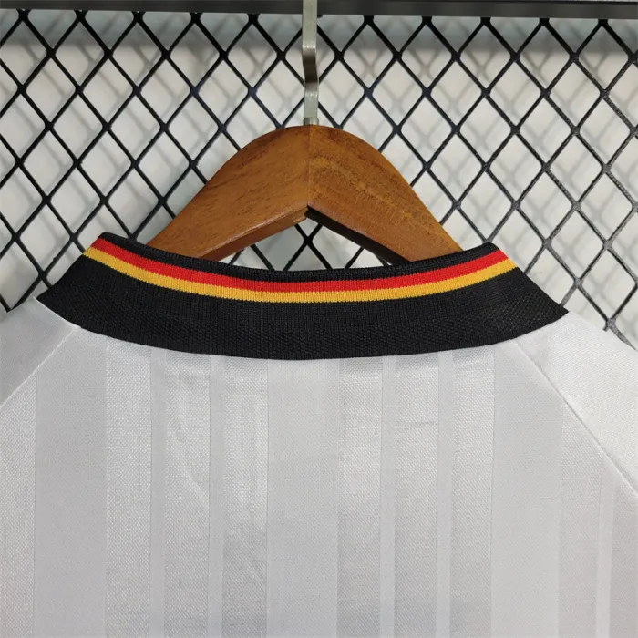 Camiseta de fútbol retro del equipo de fútbol de Alemania, kit de local, 1992