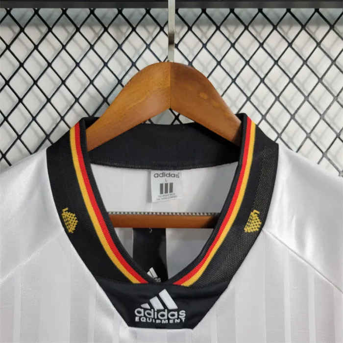 Germany Jersey Home Kit 1992 Retro Football Team Soccer Shirt