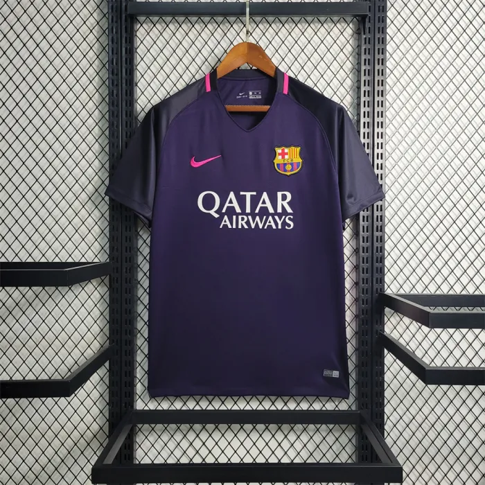 Camiseta del Barcelona segunda equipación 16/17 Retro