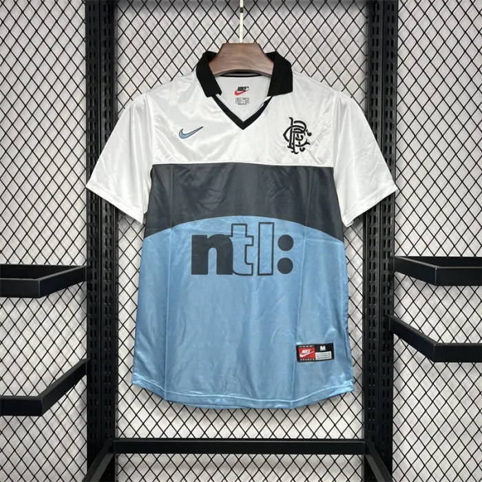 Camiseta de fútbol retro de visitante del Rangers 1999-2000