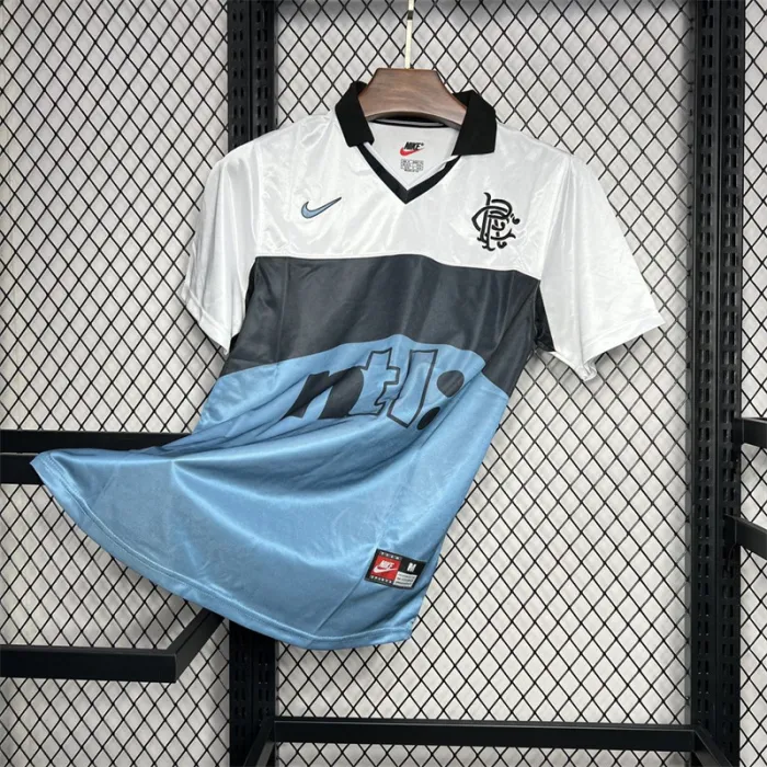 Camiseta de fútbol retro de visitante del Rangers 1999-2000