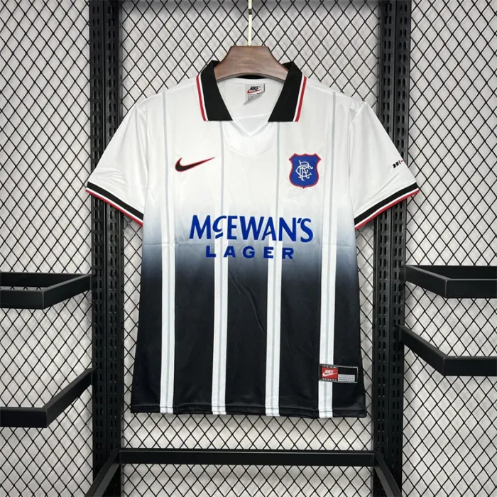 Camiseta de fútbol retro de visitante del Rangers 1997-1999