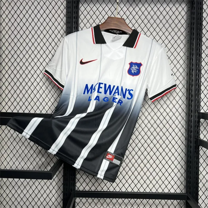 Camiseta de fútbol retro de visitante del Rangers 1997-1999