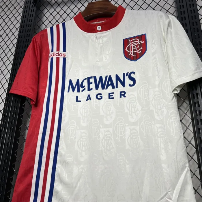 Camiseta de fútbol retro de visitante del Rangers 1996-1997
