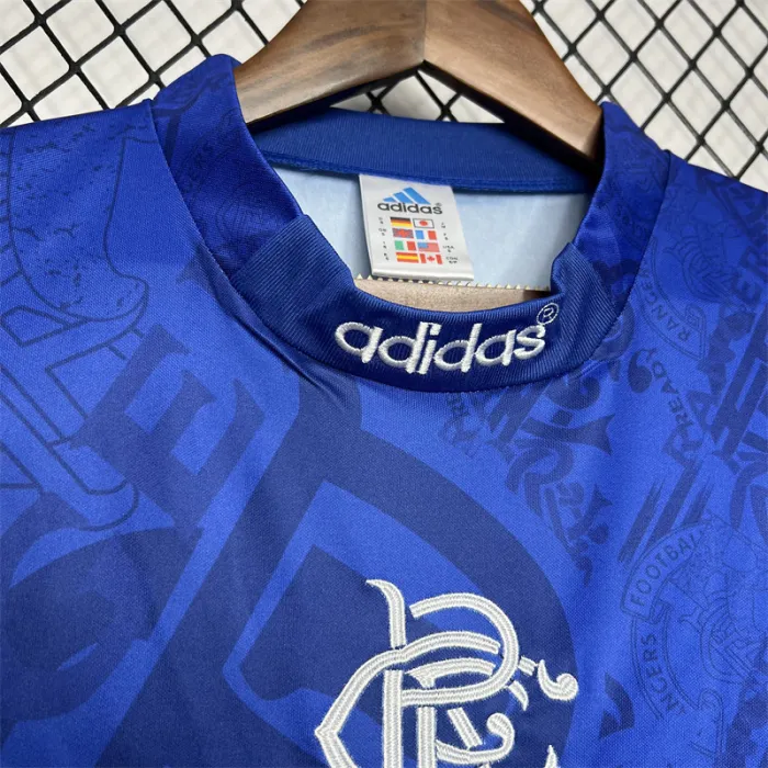Camiseta de fútbol retro de local del Rangers 1994-1996
