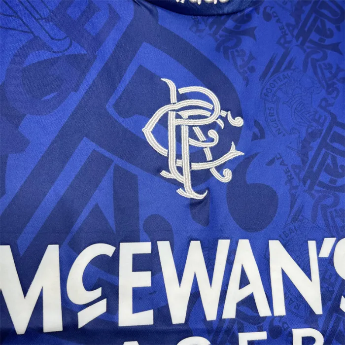 Camiseta de fútbol retro de local del Rangers 1994-1996