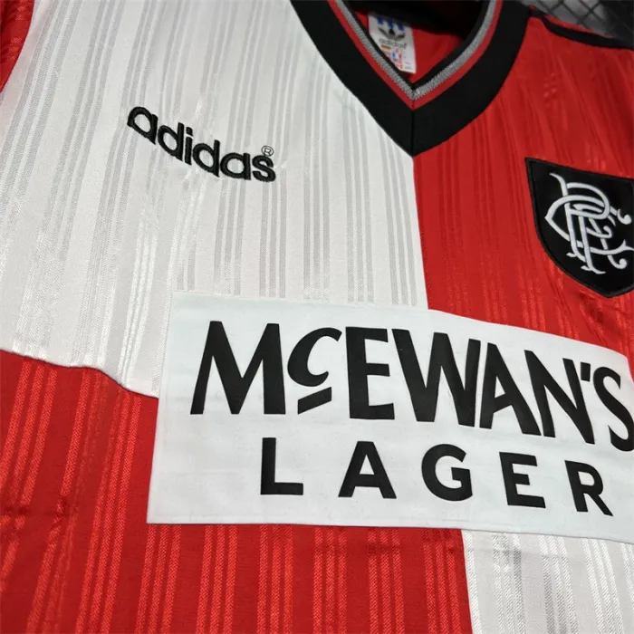 Camiseta de fútbol retro de visitante del Rangers 1995-1996