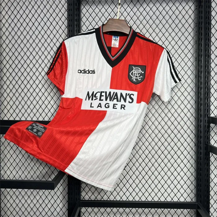 Camiseta de fútbol retro de visitante del Rangers 1995-1996
