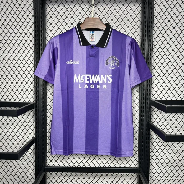 Camiseta de fútbol retro del Rangers, tercera equipación, 1994-1995