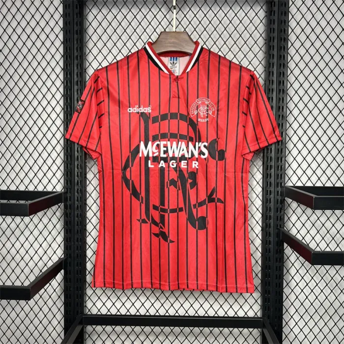 Camiseta de fútbol retro de visitante del Rangers 1994-1995