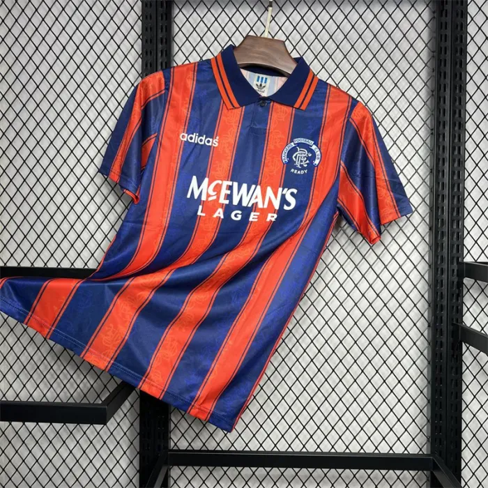 Camiseta de fútbol retro de visitante del Rangers 1993-1994