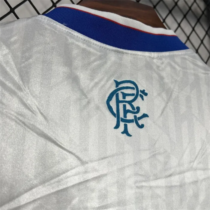 Camiseta de fútbol retro de visitante del Rangers 1990-1992