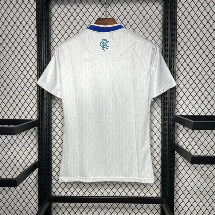 Camiseta de fútbol retro de visitante del Rangers 1990-1992
